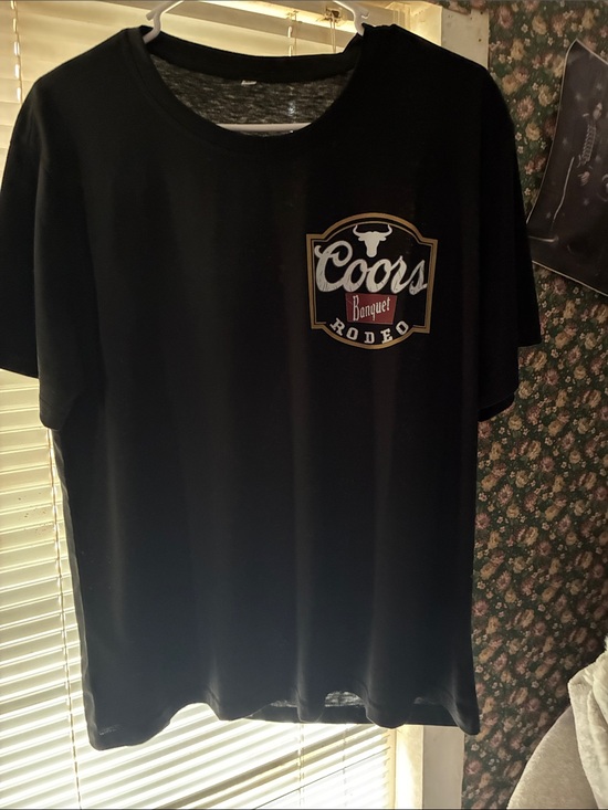 Coors Other - Coors Banquet Rodeo Graphic Black Short Sleeve Tee